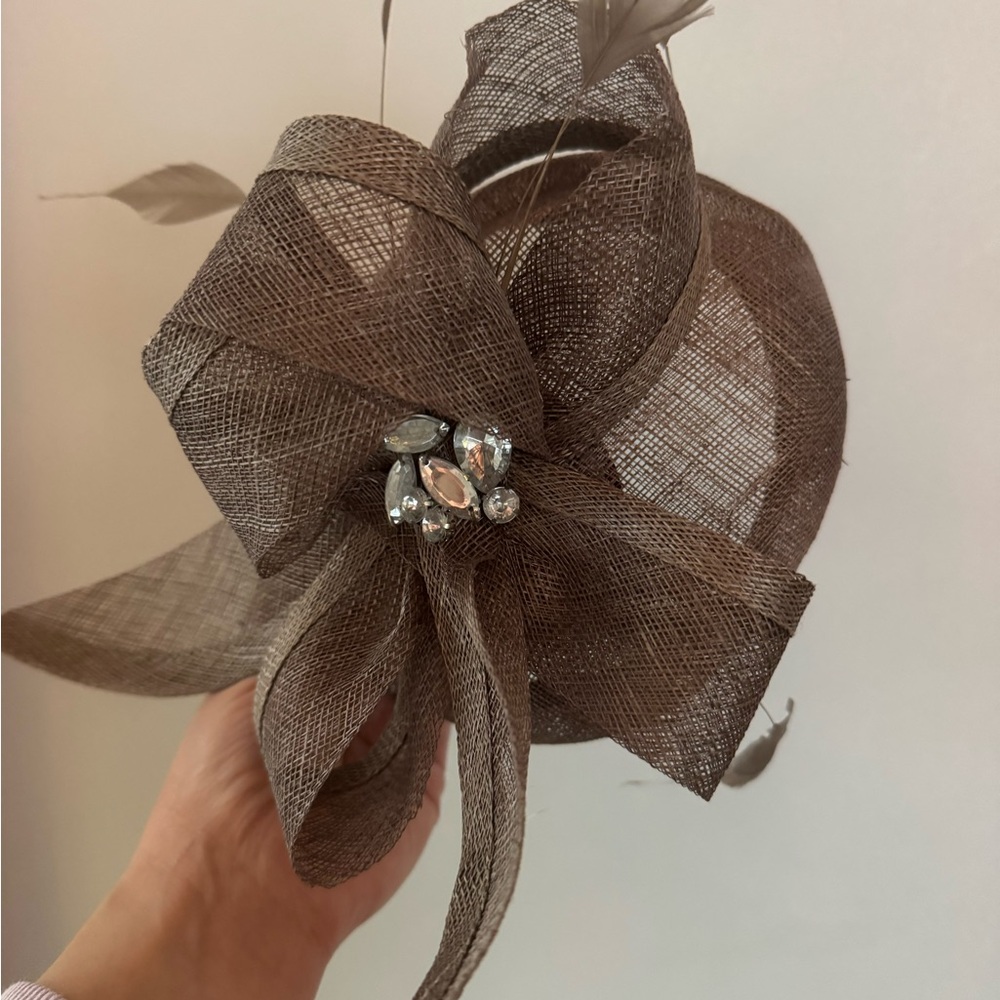 Fascinator with Crystal Embellishments